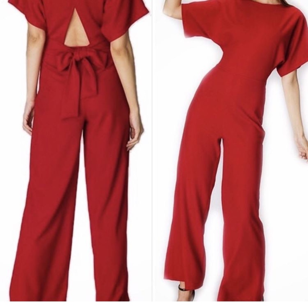 Red jumpsuit
